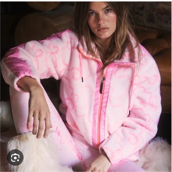 LoveShackFancy Jackets & Blazers - LoveShackFancy BOGNER FIRE+ICE X LoveShackFancy Ninetta Fleece Jacket